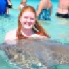 Casually holding a stingray and silently freaking out!