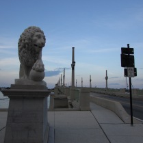 This amazing lion, along with his twin on the other side, sits at the end of this famous bridge in St. Augustine, giving it the name The Bridge of Lions.
