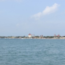 This is the view of beautiful St. Augustine from our Eco Tour boat.