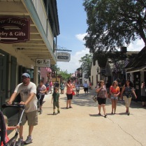 St. George street is one of the oldest streets in America. It is a must to walk along this historical street and visit all the shops on it. It is a pedestrian walkway, so there is no need to worry about cars!