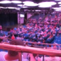 The Liquid Lounge, where all the shows were performed and many events were held throughout the cruise. The chairs moved on the floor, and it often turned into a club.